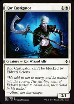 Kor Castigator - Light Play MTG Battle for Zendikar - Image 1