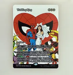 MTG: Wedding Ring (Borderless) Marvel Universe Eternal-Legal Reg NM - Image 1