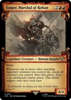 Eomer, Marshal of Rohan (Showcase Scrolls) - Near Mint MTG - Image 1