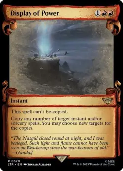 Display of Power (Showcase Scrolls) - Near Mint MTG - Image 1