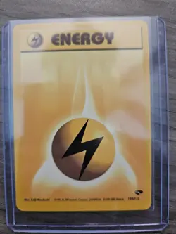Pokemon Lightning Energy 130/132 Gym Challenge - Image 1
