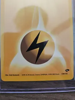 Pokemon Lightning Energy 130/132 Gym Challenge - Image 3
