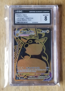 Pokemon tcg- Pikachu VMAX- Lost Origin TG29/TG30 - CGC Grade 8 - Image 1