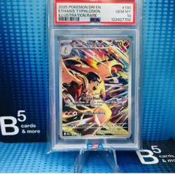 2025 Pokemon SV Destined Rivals Ethan's Typhlosion #190/182 PSA 10 - Image 1
