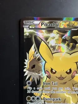 Pikachu EX XY124 XY Black Star Promo Pokemon TCG English LP - Image 3