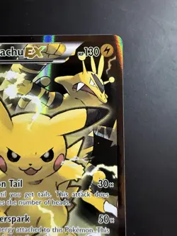 Pikachu EX XY124 XY Black Star Promo Pokemon TCG English LP - Image 4