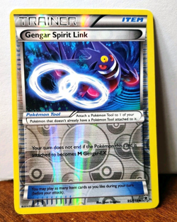 POKEMON GENGAR SPIRIT LINK 95/119 REVERSE HOLO TRAINER XY PHANTOM FORCES LP - Image 1