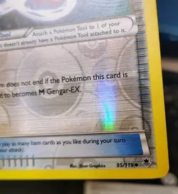 POKEMON GENGAR SPIRIT LINK 95/119 REVERSE HOLO TRAINER XY PHANTOM FORCES LP - Image 5