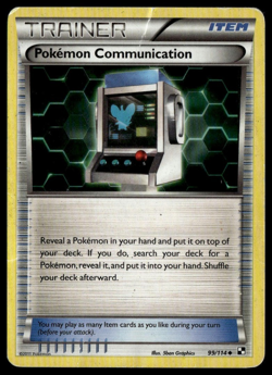 Pokemon Communication 99/114 Black & White Regular - Image 1