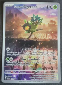Teal Mask Ogerpon SVP123 Pokemon TCG Black Star Promos NM - Image 1