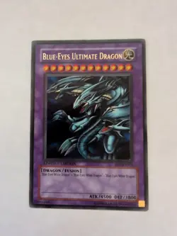 Yugioh Blue-Eyes Ultimate Dragon JMP-EN005 Ultra Rare Limited Edition NM/VLP - Image 1