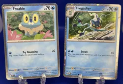 Pokemon TCG Froakie Frogadier 056/057/197 Obsidian Flames Cosmos Holo Promo Card - Image 1