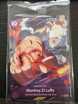 Monkey D Luffy P-041 One Piece Card Game Nats Championship 2024 Promo NEW/SEALED - Image 1