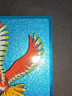 Pokemon Card Japanese Ho oh Ho-oh Meiji GET 100 Blue Metalic Foil Promo eb97 - Image 3