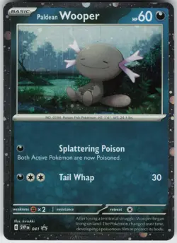 Holo Foil Paldean Wooper 041 Promo SV: Scarlet & Violet Promo Cards - Image 1