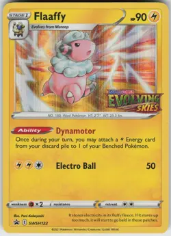 Holo Foil Flaaffy - (Prerelease) SWSH122 Promo SWSH: Sword & Shield Promo Cards - Image 1