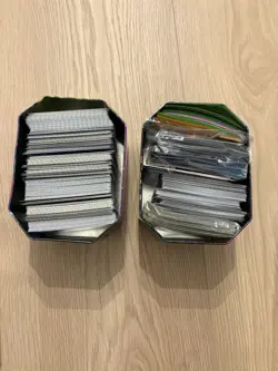 Pokemon Bundle Collection 2 tins full modern cards great condition and sleeves - Image 2