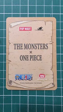Pop MART Labubu the Monsters x One Piece Series Monkey D. Luffy Card - Image 2