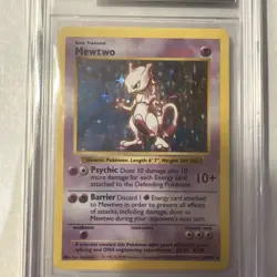 Pokemon 1999 Base Set Shadowless Mewtwo Holo Card #10/102 BGS 8 NM-MT wow! - Image 5