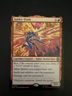 Spider-Punk - 0092 - Marvel's Spider-Man MTG - NM/M - English - Image 1