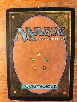 Magic the Gathering MTG foil Gemstone Caverns Time Spiral signed by Artist LP+ - Image 3
