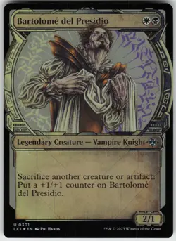 Foil Bartolome del Presidio (Showcase) 301 The Lost Caverns of Ixalan U NM - Image 1