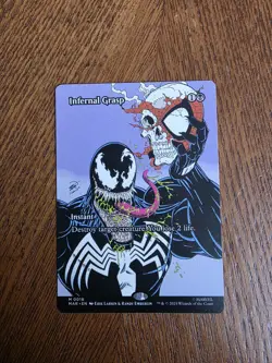 MTG Marvel’s Spider-Man Infernal Grasp (Borderless) Regular #18 Mythic - Image 1