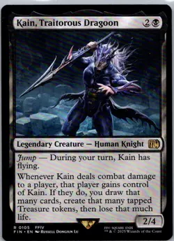 MTG Final Fantasy - Kain, Traitorous Dragoon #105 - Image 1