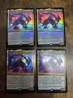 4x Greasefang, Okiba Boss FOIL Kamigawa: Neon MTG Pack Fresh - Image 1