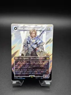 Dion, Bahamut's Dominant (Borderless) (Surge Foil) Final Fantasy Foil - Image 1