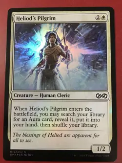 MAGIC HELIOD'S PILGRIM 019/254 ULTIMATE MASTERS COMMON FOIL NEAR MINT - Image 1