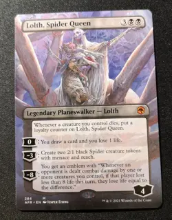 Lolth, Spider Queen - Borderless - AFR - MTG - EN - NM - 284 - Image 1