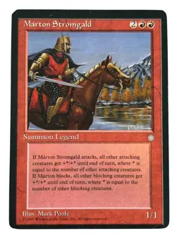 MTG Marton Stromgald Ice Age Moderate Play MP Regular Vintage Old School Magic - Image 1