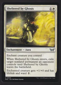 Sheltered by Ghosts U Duskmourn: House of Horror 30 Magic The Gathering TCG - Image 1
