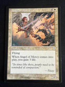 1x Angel of Mercy (2) Invasion LP MTG Magic the Gathering x1 MKE - Image 1