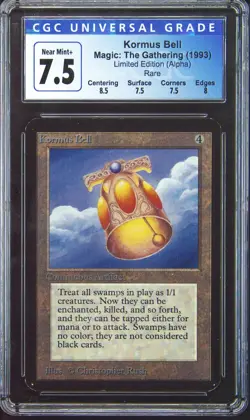 1993 MTG LTD ED ALPHA KORMUS BELL CGC 7.5 - Image 1
