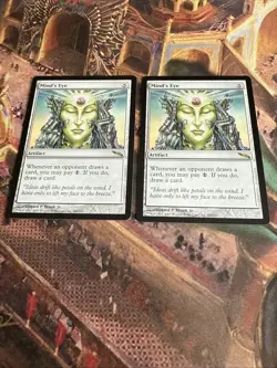 MTG Mind’s Eye ×2 Mirrodin NM - Draw Power Artifact Playset - Image 1
