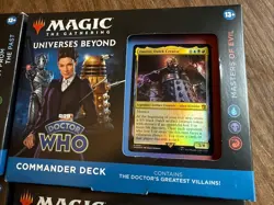 Magic The Gathering Universes Beyond: Doctor Who Masters Of Evil Commander Deck - Image 1