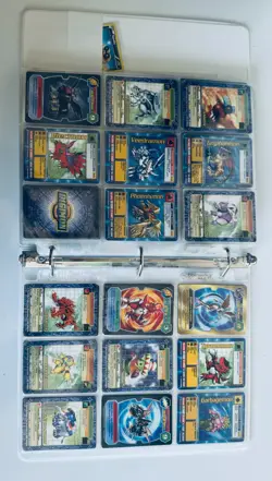 Binder of 139 Digimon and 88 Pokemon Cards in Great Condition - Image 2