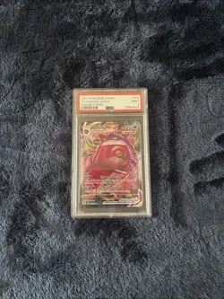 2021 POKEMON SWORD & SHIELD FUSION STRIKE #157 FULL ART/GENGAR VMAX PSA 9 - Image 1