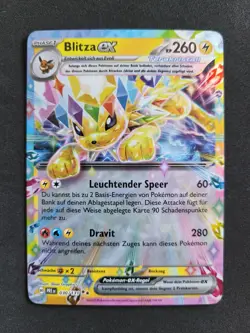 Pokemon Prismatische Entwicklungen, Blitza EX, PRE 030/131 Double Rare, Deutsch - Image 1