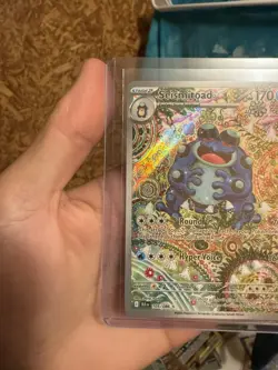 Pokemon TCG Seismitoad Illustration Rare Black Bolt 105/086 English - Image 4