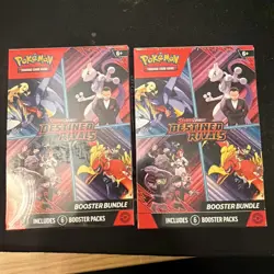 Pokemon TCG Destined Rivals Booster Bundle Lot of 2 NEW SEALED - Image 1