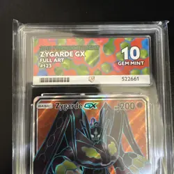 2018 Pokemon Sun & Moon Full Art Zygarde GX Forbidden Light #123 Ace 10 POP 1 - Image 2