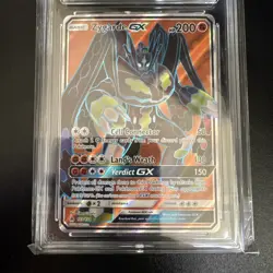 2018 Pokemon Sun & Moon Full Art Zygarde GX Forbidden Light #123 Ace 10 POP 1 - Image 3