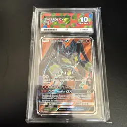 2018 Pokemon Sun & Moon Full Art Zygarde GX Forbidden Light #123 Ace 10 POP 1 - Image 4