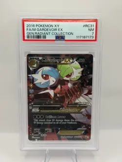 POKEMON M GARDEVOIR EX GENERATIONS RADIANT COLLECTION RC31 PSA 7 INVEST - Image 1