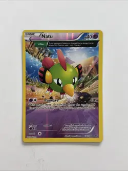 Natu (Delta) 28/108 Rev Holo NM Pokemon Roaring Skies XY Fast & secure shipping - Image 1