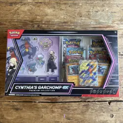 Pokemon Cynthia’s Garchomp ex Premium Collection Box Sealed! - Image 1