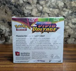 GENUINE Pokemon TCG Sword & Shield Vivid Voltage Booster Box Factory Sealed 820650817496 - Image 2